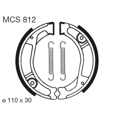 Brzdové čeľuste LUCAS MCS 812